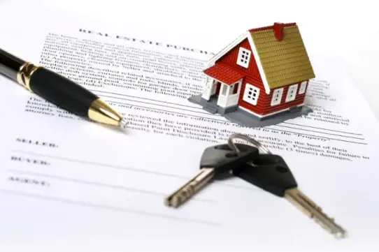 Fine prints on a real estate employment contract Fine prints on a real estate employment contract